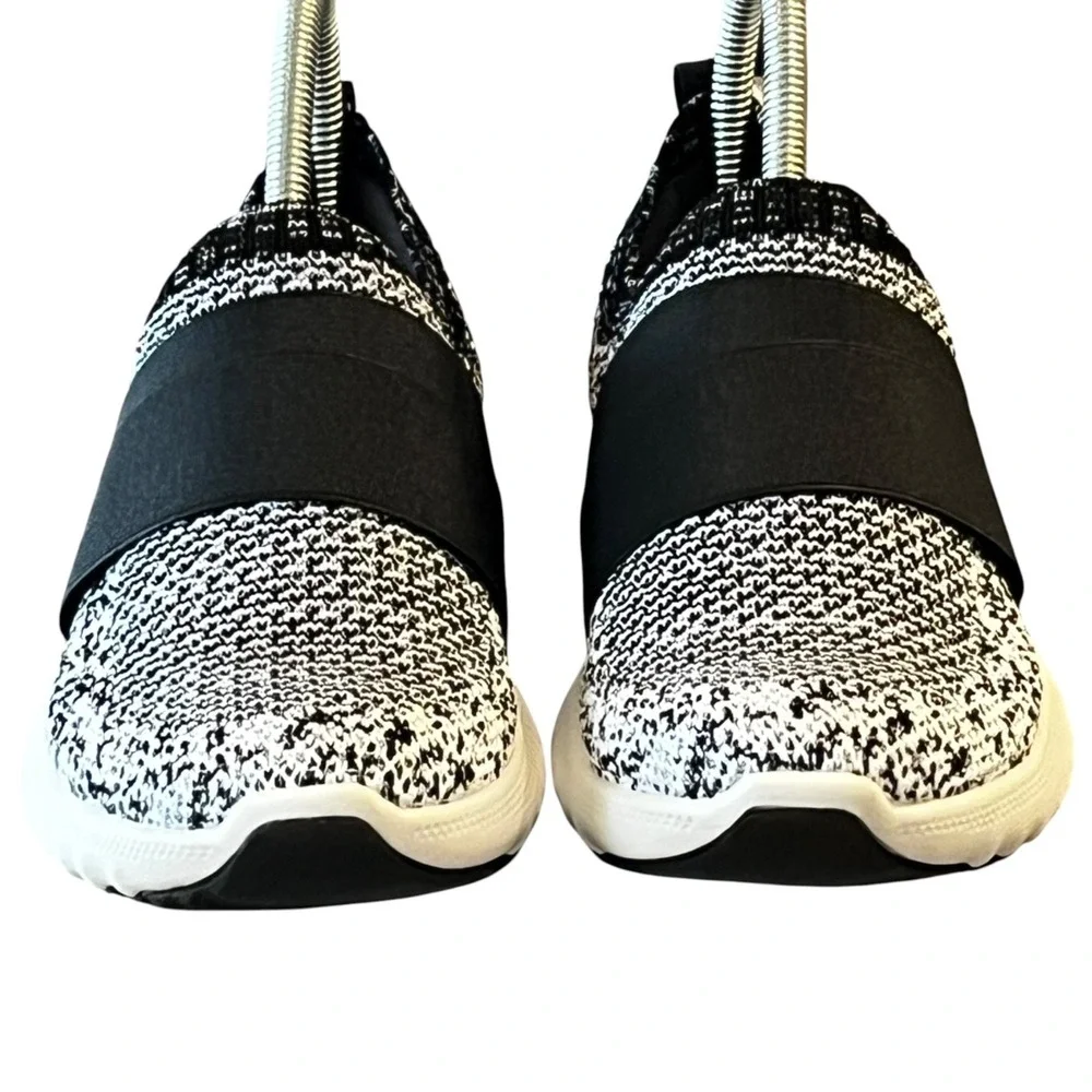 NWOT Aetrex Allie Sneakers Womens 6 6.5 Black Ombre Knit‎ Arch Support
